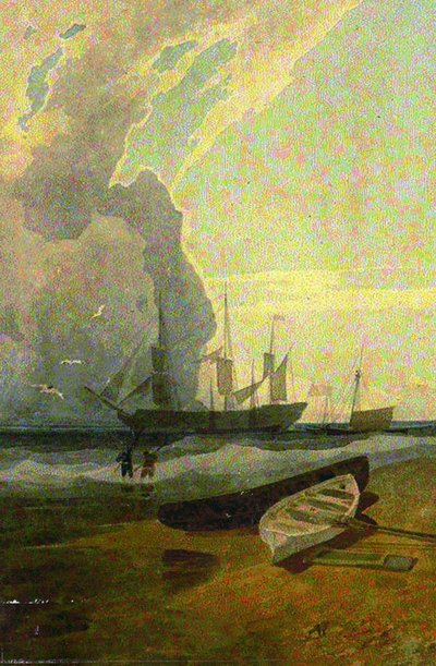 The Mars, riding at Anchor off Cromer by John Sell Cotman